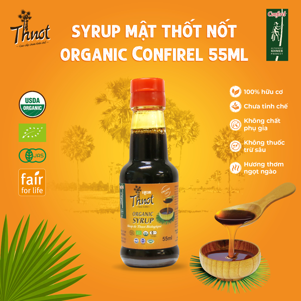 Siro đường thốt nốt hữu cơ