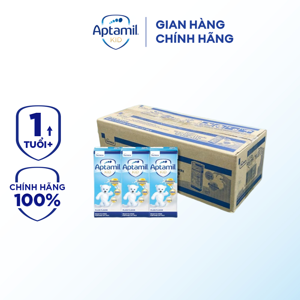 Sữa Dinh Dưỡng Aptamil Aptakid Pha Sẵn Nutricia Thái Lan 180ml Bé Từ 1 Tuổi