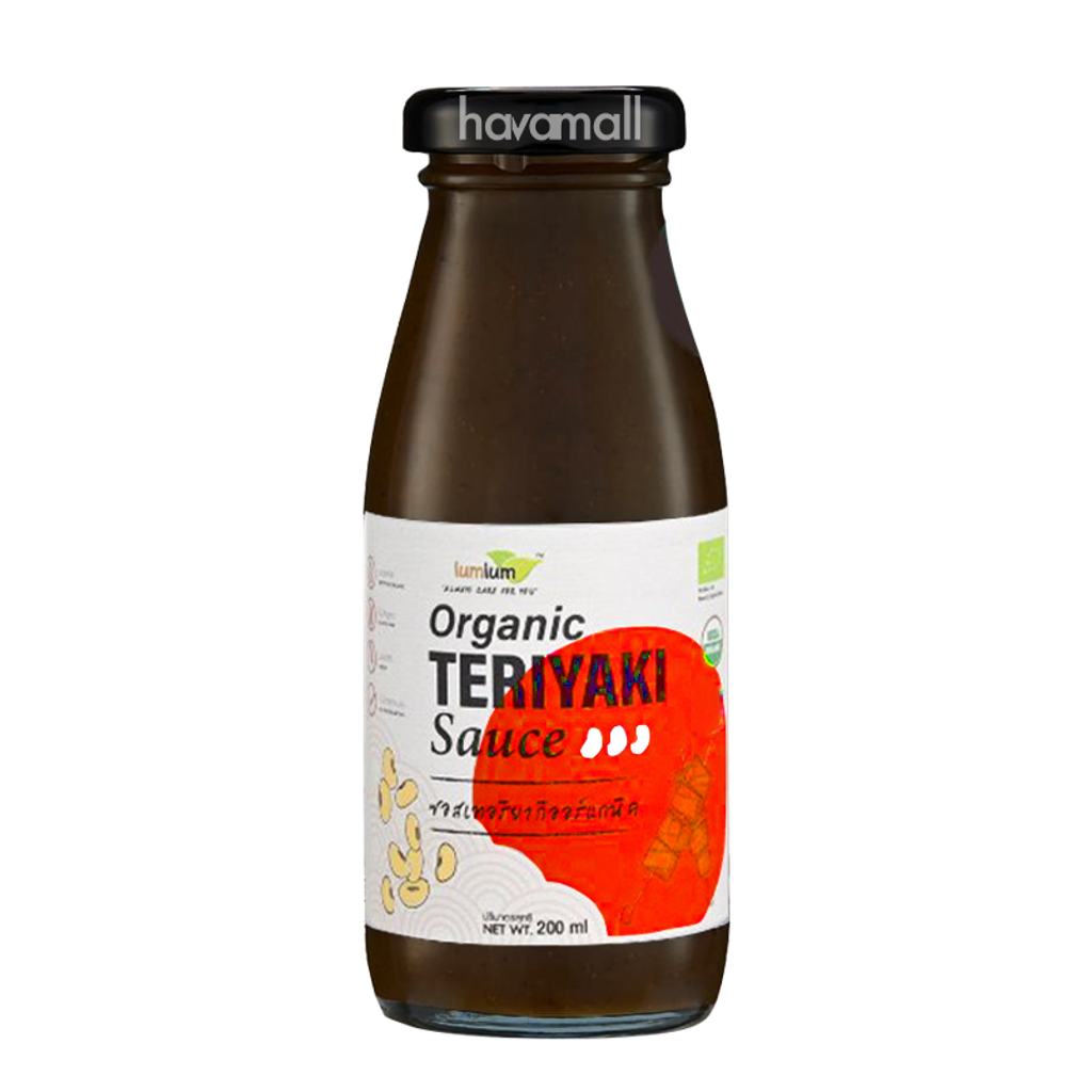 Sốt Teriyaki Hữu Cơ - Lumlum Organic Teriyaki Sauce 200ml
