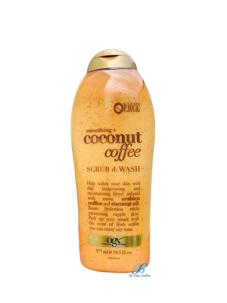 Sữa Tắm Tẩy Tế Bào Chết Coconut Coffee Mỹ 577ml