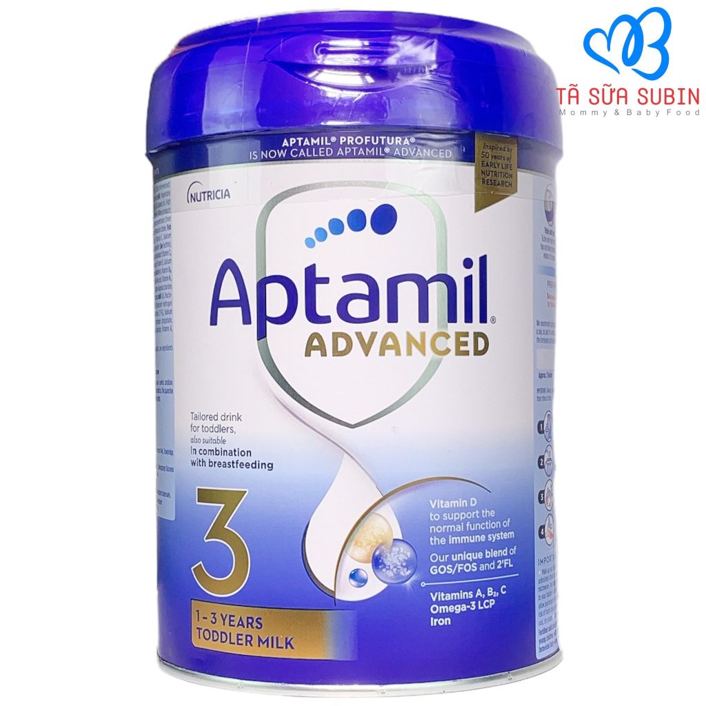 Sữa Aptamil Profutura, Aptamil Advance Anh Số 3 800gr Cho Bé Từ 12-36 Tháng