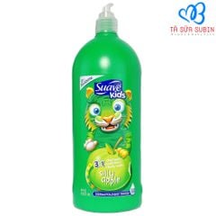 Sữa Tắm Gội Dưỡng Ẩm Suave Kids 3IN1 Silly Apple Mỹ 1.18 lít Hương Táo Cho Bé Từ 1 Tuổi