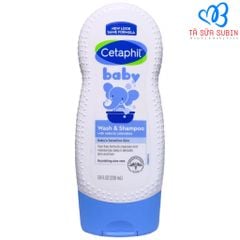 Sữa Tắm Gội Cetaphil Baby Wash & Shampoo Mỹ 230ml Cho Bé Từ Sơ Sinh
