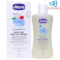 Sữa Tắm Gội Chicco Chiết Xuất Yến Mạch Ý 200ml Cho bé từ 0m+