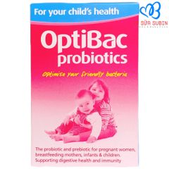 Men Vi Sinh Optibac Probiotics Hồng Anh 30 Gói