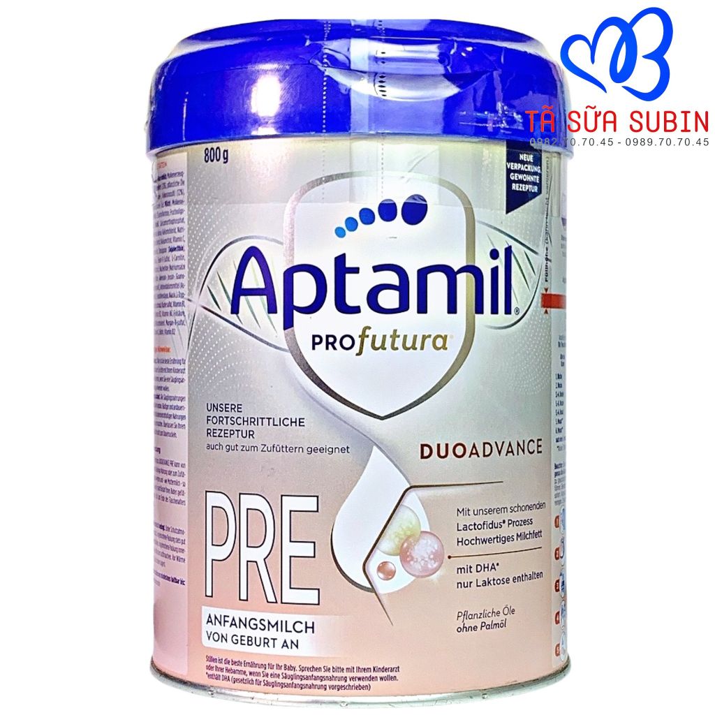 Sữa Aptamil Profutura Đức Pre 800gr Cho Bé Sinh Non