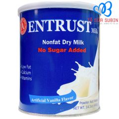 Sữa Bột Không Đường Entrust Milk Mỹ 400gr