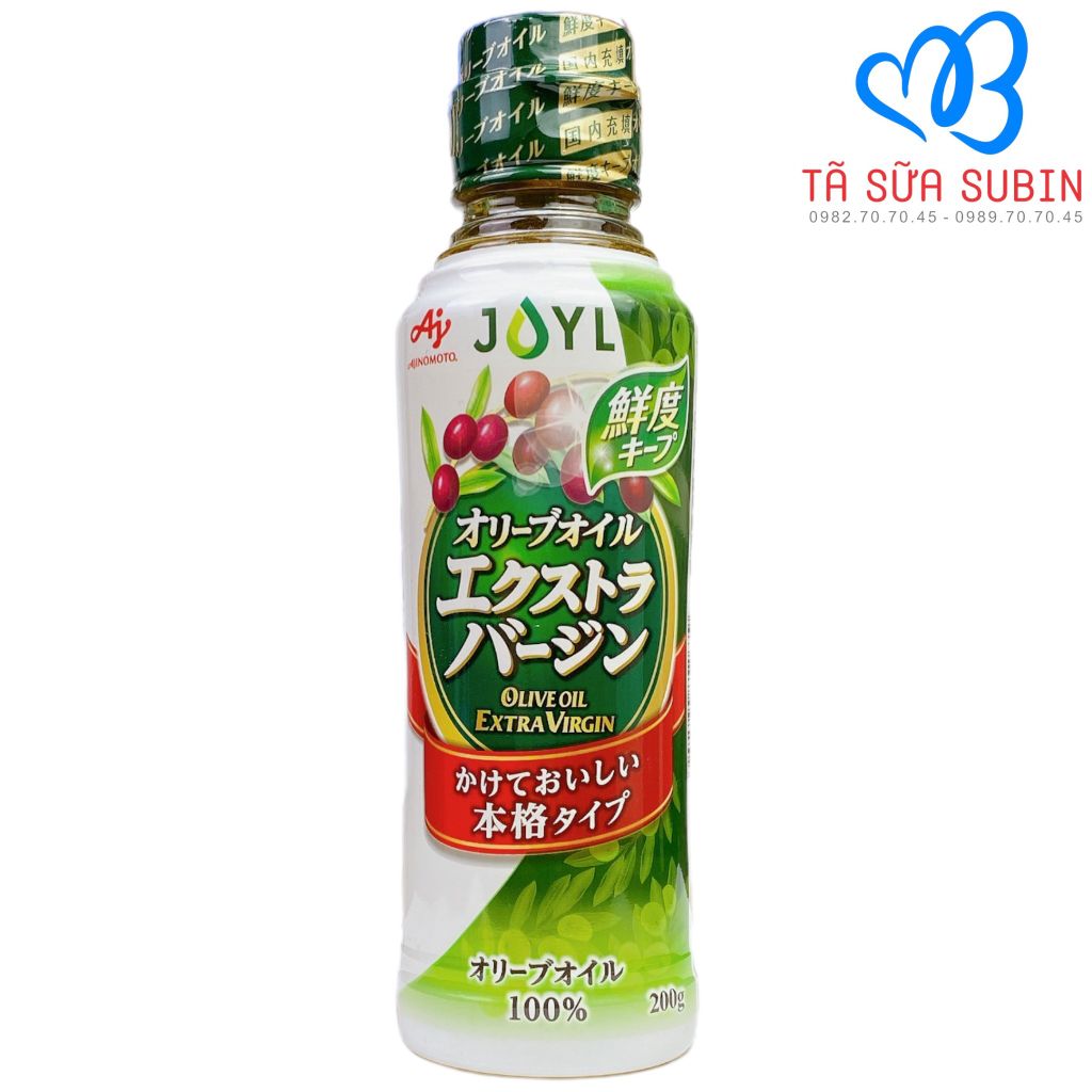 Dầu Ăn Olive Ajinomoto Extra Virgin Nhật 200gr