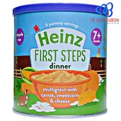 Bột Ăn Dặm Heinz Anh 200gr Vị Ngũ cốc cà rốt và bắp ngọt phô mai 7 tháng