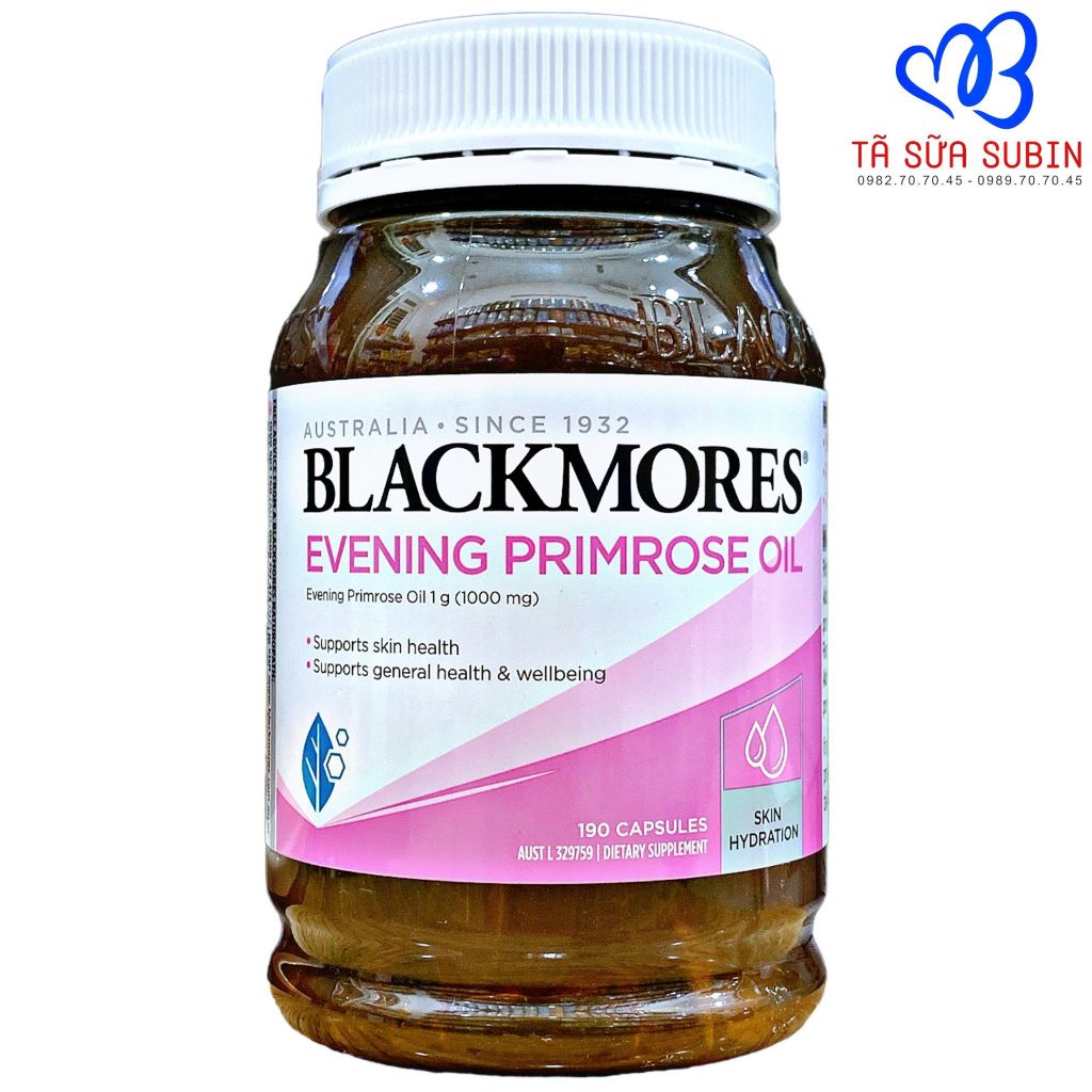 Tinh Dầu Hoa Anh Thảo Blackmores Evening Primrose Oil Úc 190 Viên