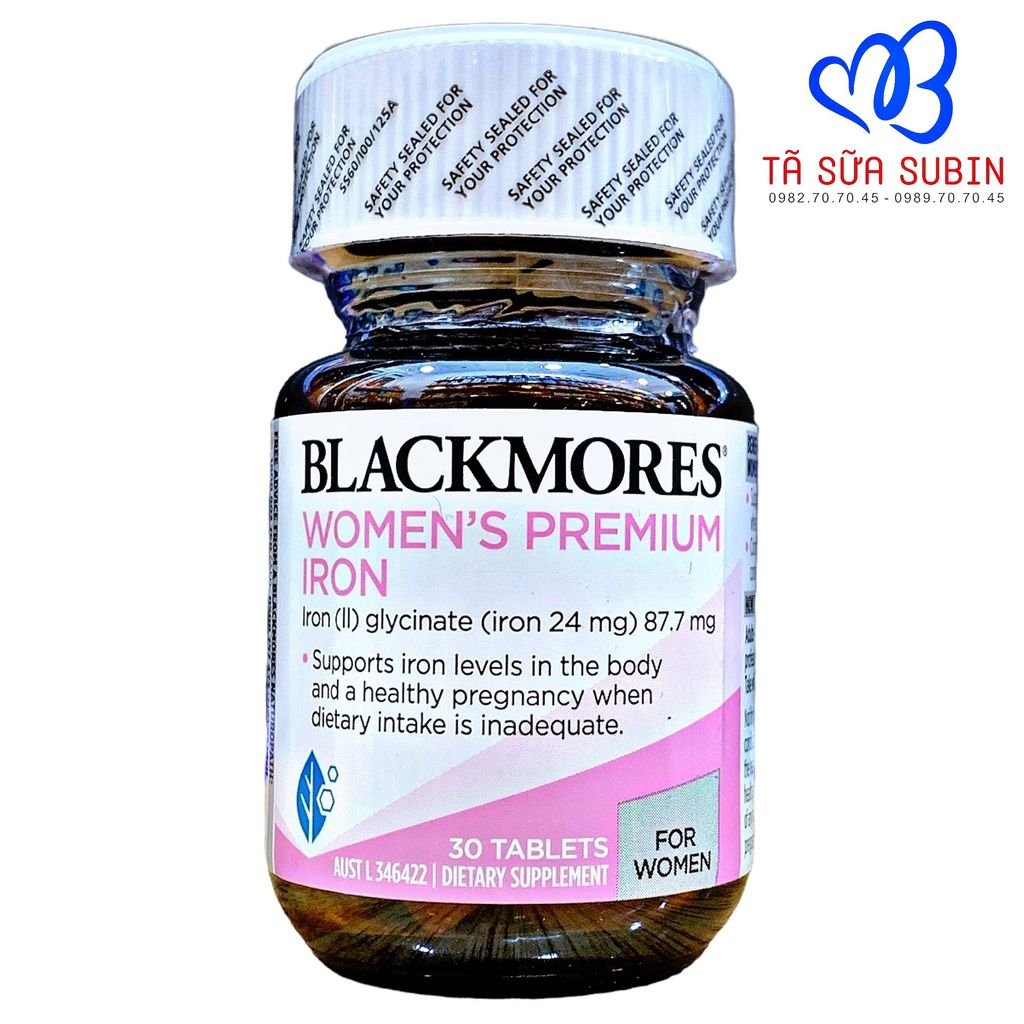 Viên Bổ Sung Sắt Blackmores Úc 30 viên Cho Bà Bầu