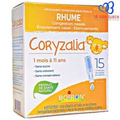 Muối uống trị sổ mũi Coryzalia Boiron 15 tép (1 tháng-11 tuổi)