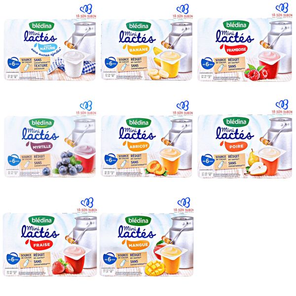 Blédina Les Mini Lactés Abricot - Dès 6 Mois Jusqu'à 3 Ans - 48 Pots De 55g (Lot De 2) - Texture Onctueuse Et Riche En Fruits