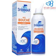 Xịt Muối Biển Cá Heo Kháng Viêm Sterimar Pháp 100ml Cho Bé 3 Tuổi +