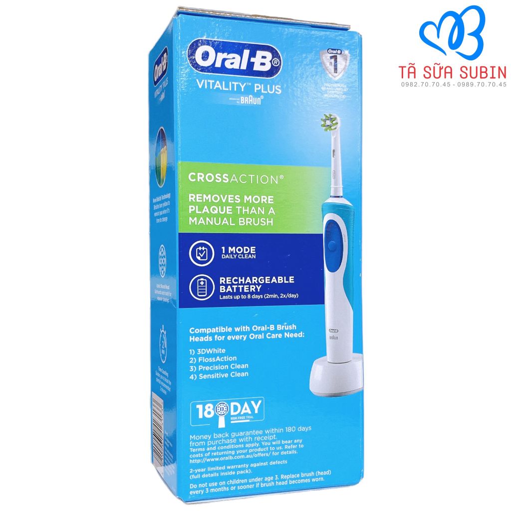 Bàn Chải Điện Oral-B Vitality Plus Mỹ