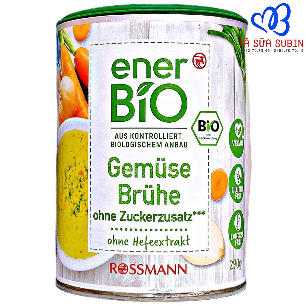 Hạt Nêm Rau Củ Organic Bio Ener Đức 290gr