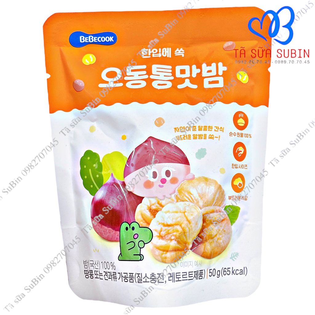 Bánh Ăn Dặm Hạt Dẻ Pick Bebecook Hàn Quốc