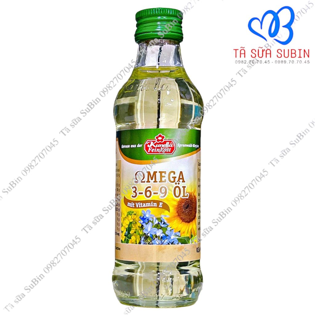 Dầu Omega 3-6-9 Kunella Feinkost  Đức 1000ml