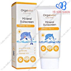 Kem Chống Nắng Vật Lý Orgabebe Organic Hàn Quốc 50gr