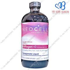 Collagen Lựu Neocell Collagen+C Pomegranate Liquid Chai 473ml
