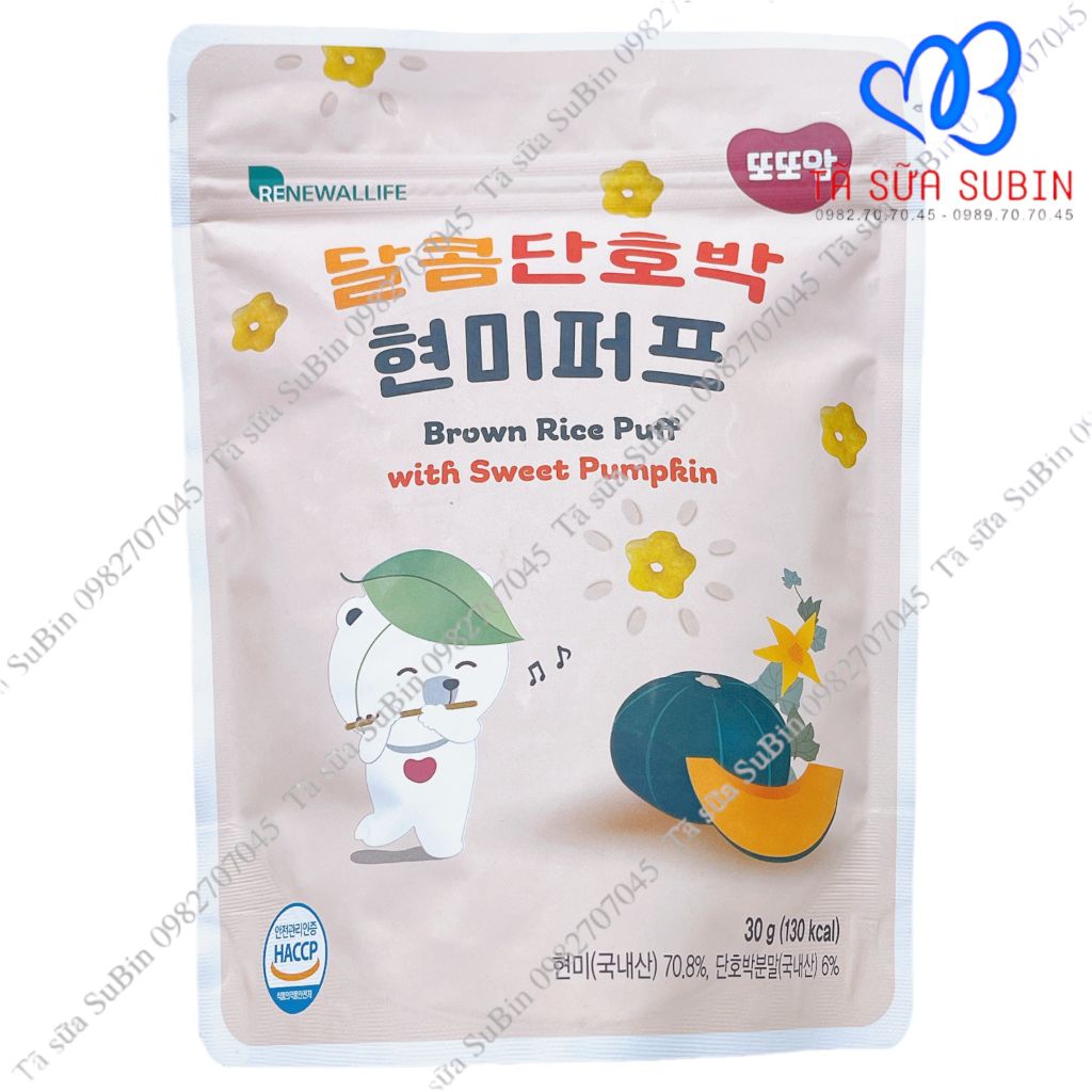 Bánh Gạo Ngôi Sao Renewallife Hàn Quốc 30g