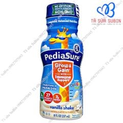 Sữa Pediasure Nước Grow & Gain Mỹ 237ml Xanh dương