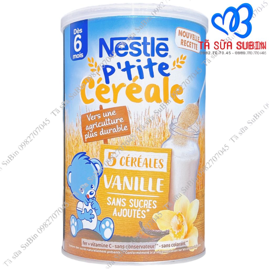 Bột Pha Sữa Nestle Pháp 400gr Vị Vani Dành Cho Bé Từ 6 Tháng