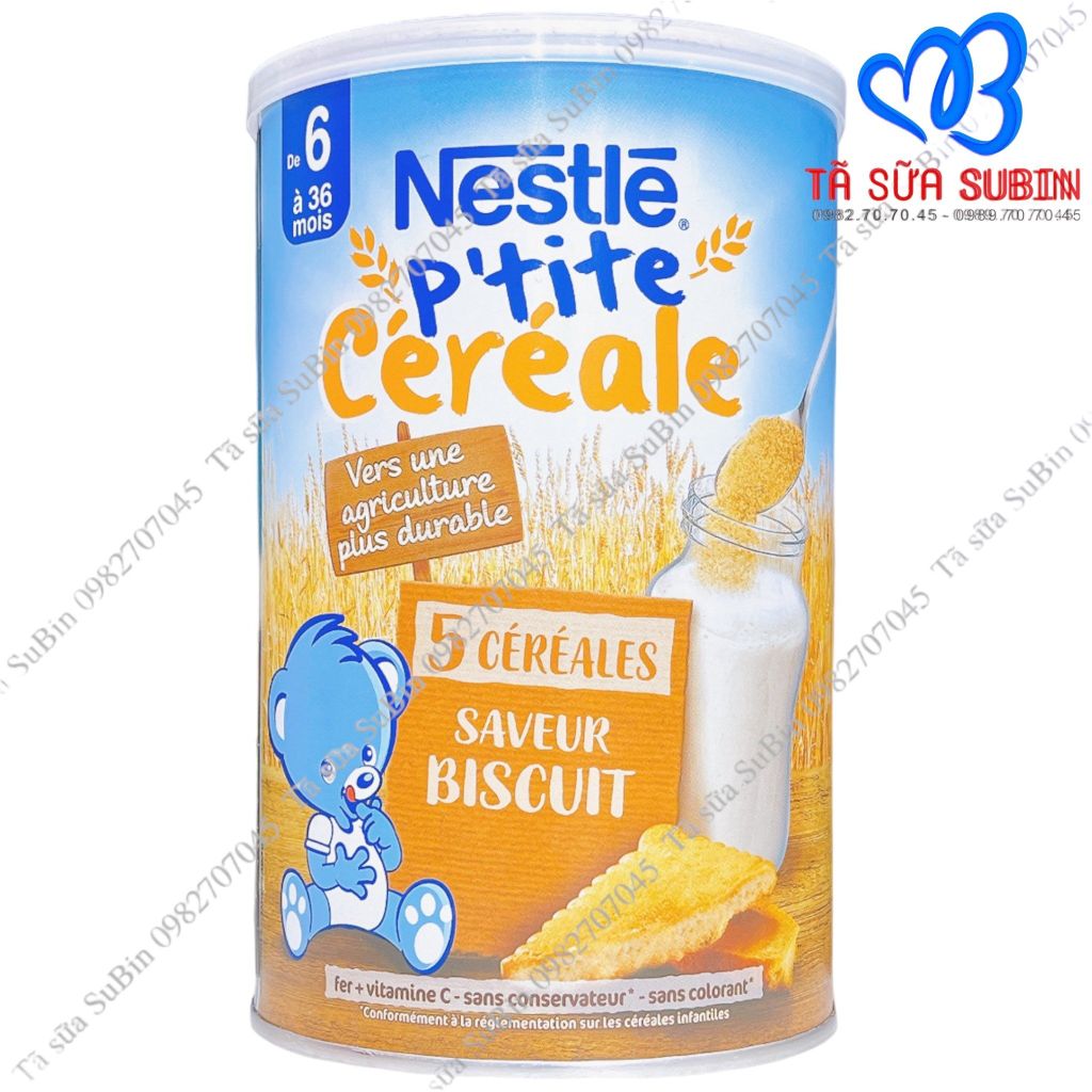 Bột Pha Sữa Nestle Pháp 400gr Vị Bích Quy Dành Cho Bé Từ 6 Tháng