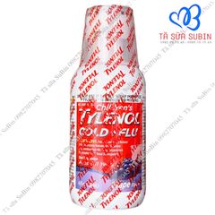 Siro Cảm Cúm Tylenol Children’s Tylenol Cold + Flu Mỹ 120ml Vị Nho( 2-11 Tuổi)