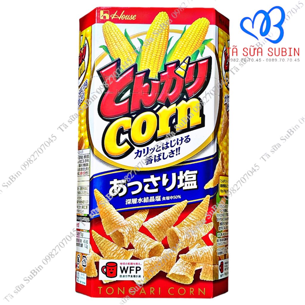 Snack Bắp House Tongari Corn Nhật Bản Vị Truyền Thống