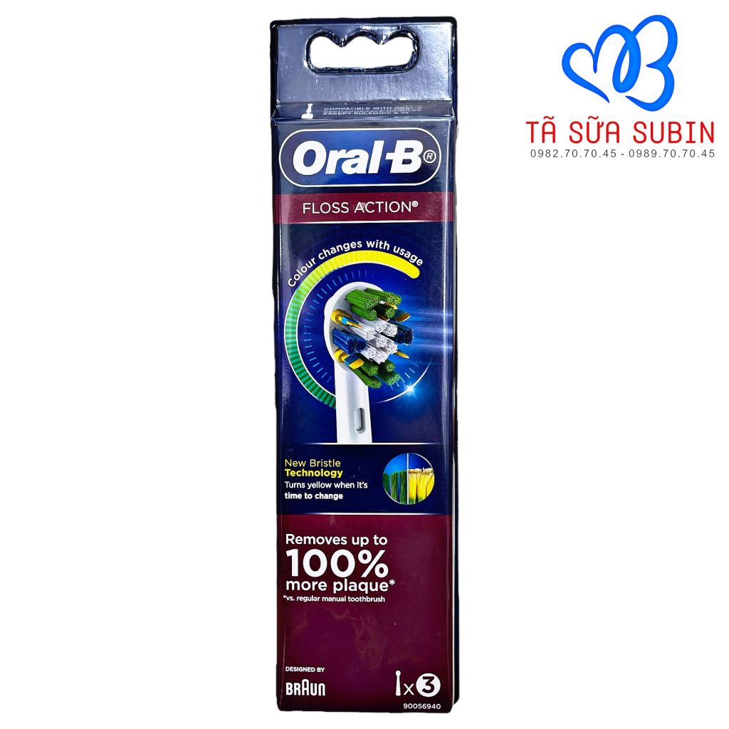 Set 3 Đầu Thay Thế Bàn Chải Điện Oral-B Mỹ