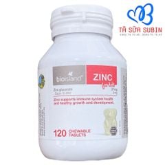 Viên Kẽm Bio island Zinc Úc 120 viên Cho Bé Từ 1 Tuổi