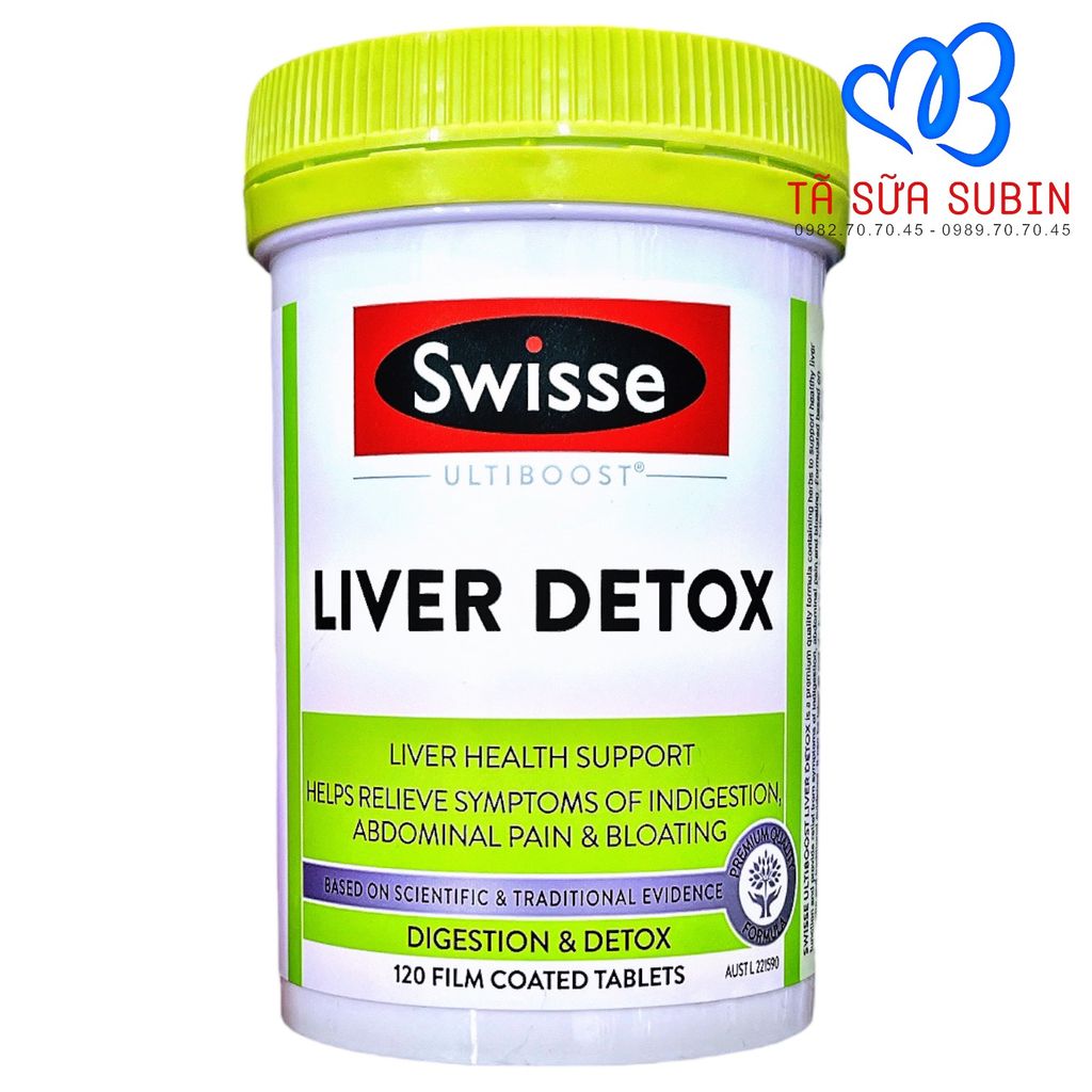 Viên Giải Độc Gan Swisse Liver Detox Úc