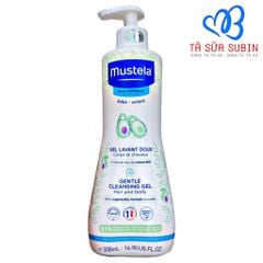 Gel Tắm Gội Toàn Thân Mustela Pháp 500ml Bé 0Th+