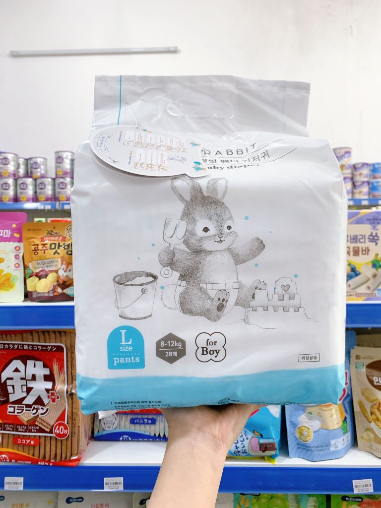 Tã Quần Momo Rabbit Bé Trai Hàn Quốc