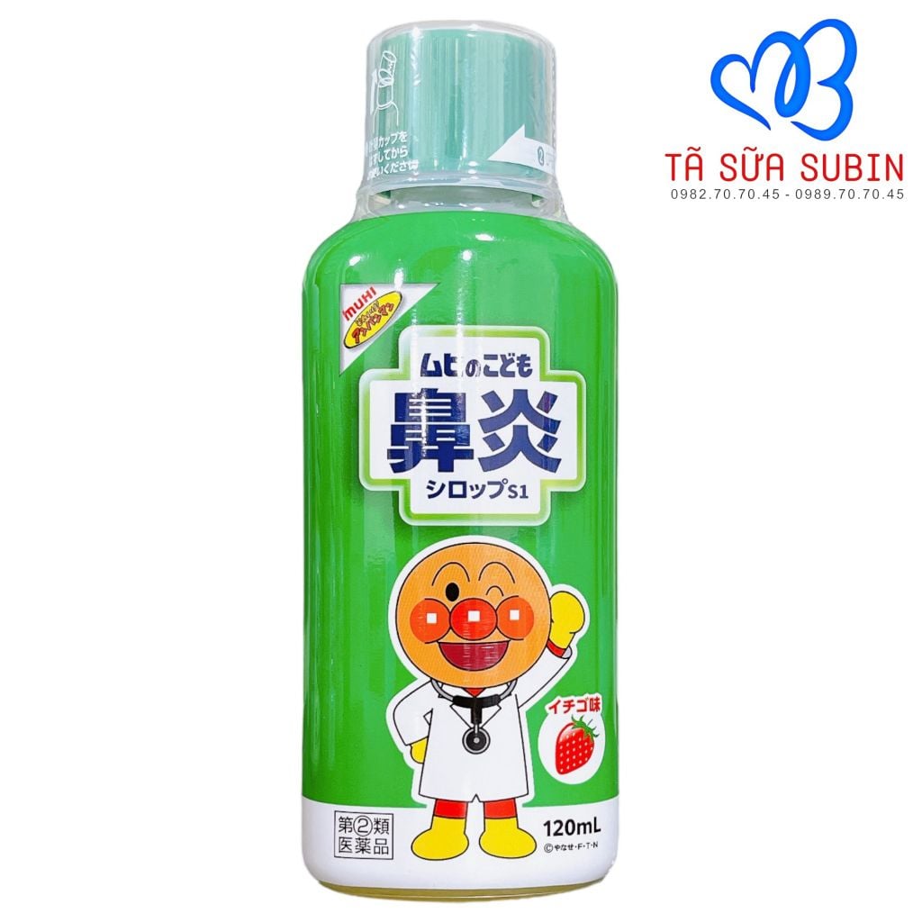 Siro Sổ Mũi, Nghẹt Mũi Muhi Nhật 120ml – Tã Sữa SuBin