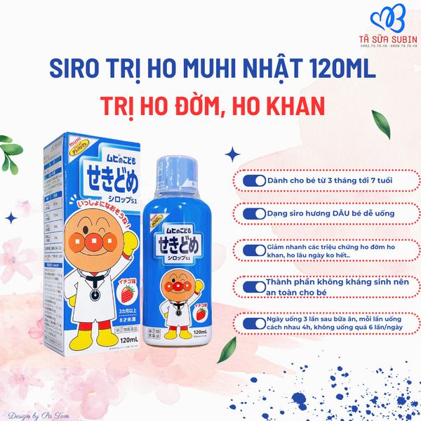 Siro Trị Ho Muhi Nhật 120ml – Tã Sữa SuBin