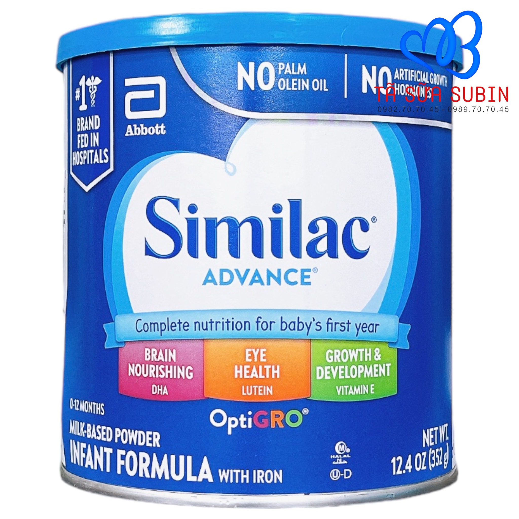 Sữa Similac Advance Optigro Mỹ cho bé 0-12 tháng
