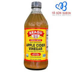 Giấm Táo Hữu Cơ Bragg  Mỹ 473ml