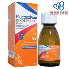 Siro trị ho long đờm Mucosolvan Đức 100ml Cho Bé Từ Sơ Sinh