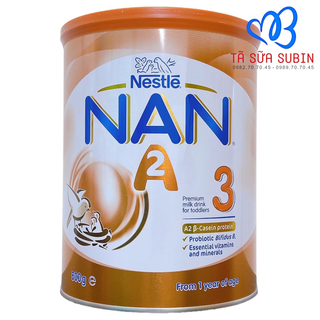 Sữa nan a2 úc 800gr số 3 cho bé 12 tháng
