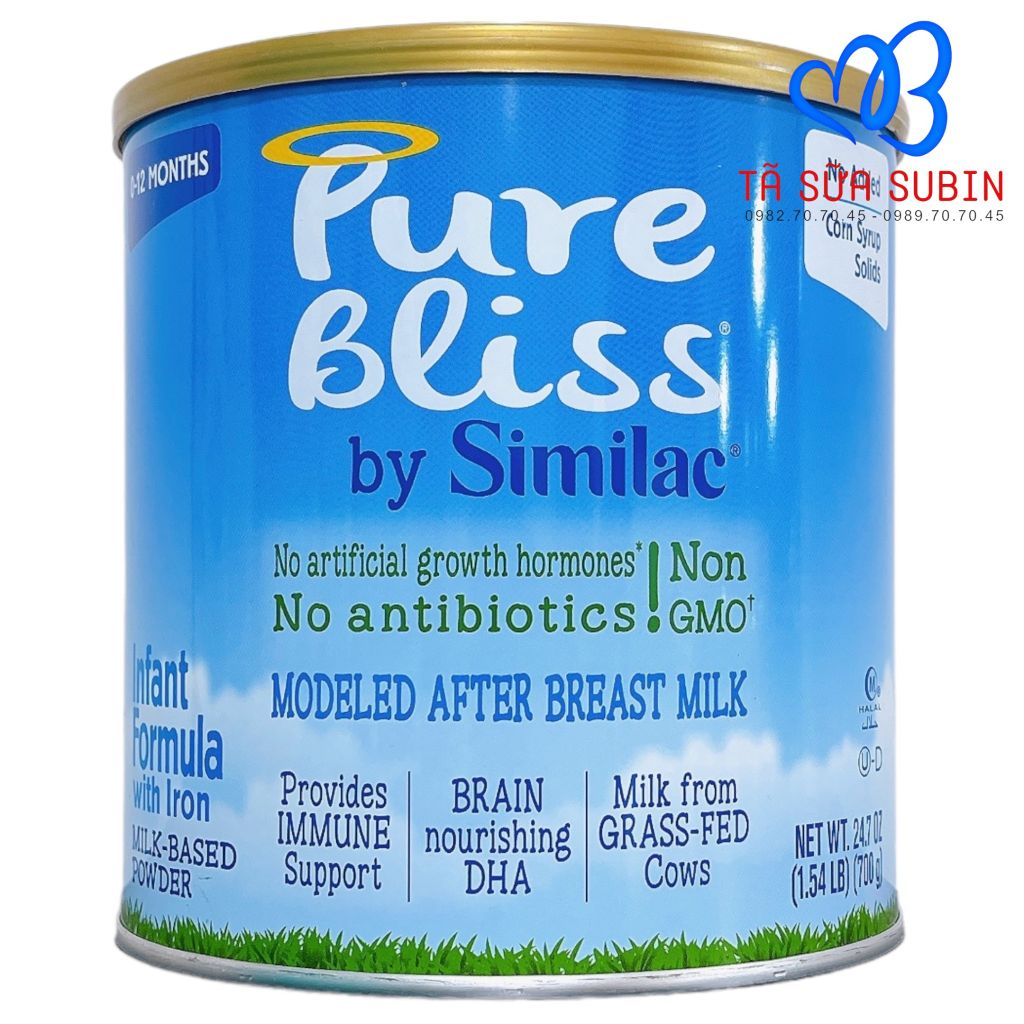 Sữa Pure Bliss Mỹ 700gr 0-12 Tháng