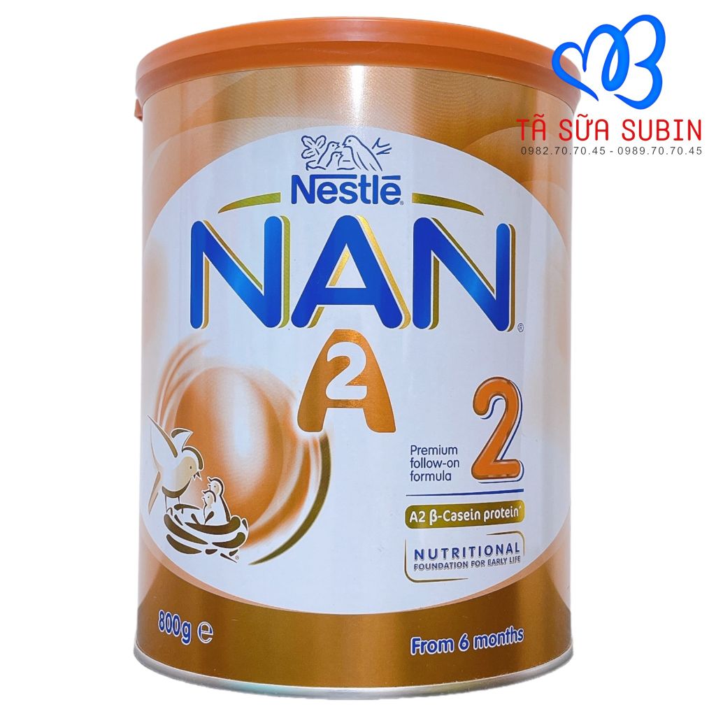 Sữa nan a2 úc 800gr số 2 cho bé 6-12 tháng