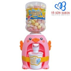 Bánh men hình bình uống nước chim cánh cụt màu hồng