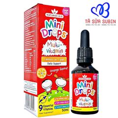 Vitamin tổng hợp Multi Vitamin Drop Natures Aid 50ml Anh cho bé từ 3 tháng