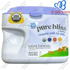 Sữa pure bliss by similac organic with a2 milk Mỹ 584gr (nắp tím)