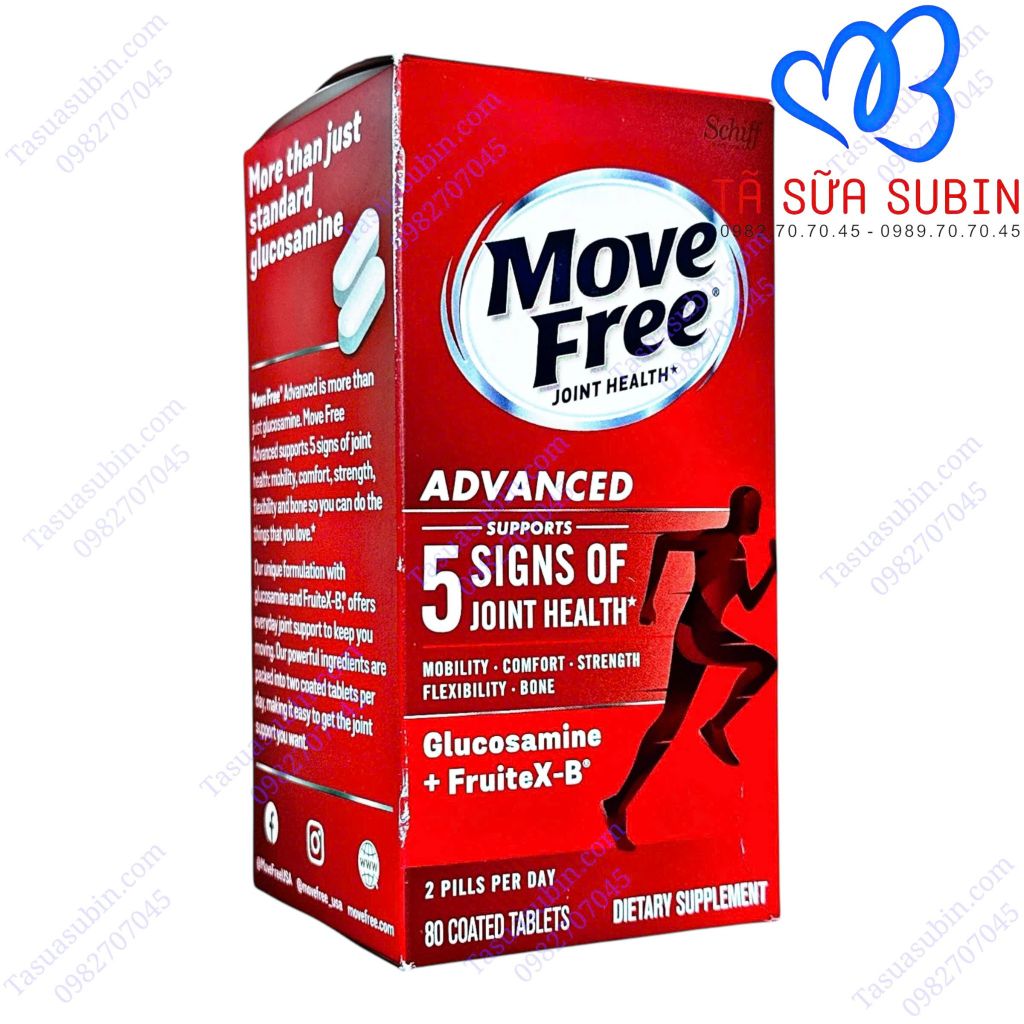 Viên bổ khớp Schiff Move Free Advanced Glucosamine Chondroitin Mỹ