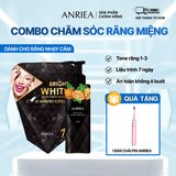  Combo 7 Ngày Miếng Dán Răng Than Tre Anriea + 1 KĐR Hương Cam - QUÀ TẶNG ƯU ĐÃI 