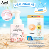 Dung Dịch Vệ Sinh Nữ Tự Tạo Bọt Dịu Nhẹ Aini 350ml [TẶNG Nước giặt đồ lót 100ml]