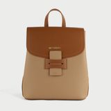  Balo Nữ Mini Nắp Gập Khóa Nam Châm AT-10 Kem 